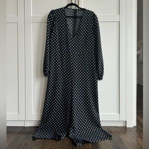 Zara dotted jumpsuit, size L
